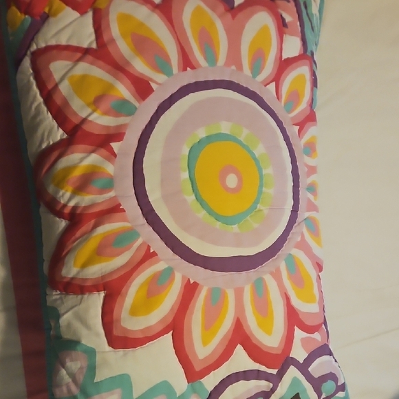 PB Teen Floral Multicolor Bedding Set - Picture 4 of 9